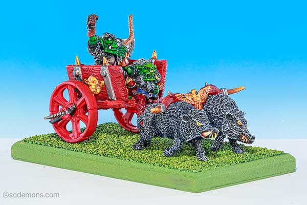 Marauder MB6 Orc Battle Chariot (with Boar and Crusha Wheels)