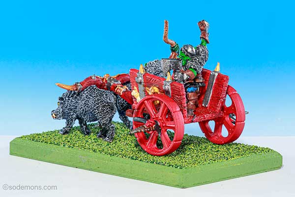 Marauder MB6 Orc Battle Chariot (with Boar and Crusha Wheels)