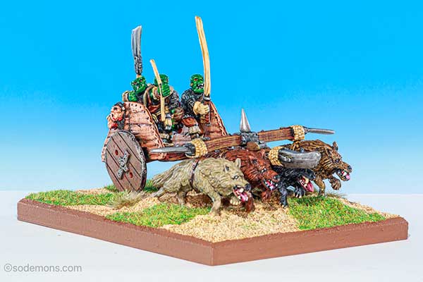 Chronicle CM22B2 4 Wolf Orc War Chariot