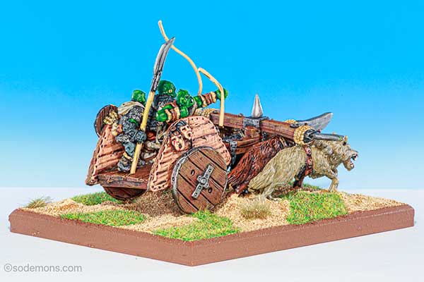 Chronicle CM22B2 4 Wolf Orc War Chariot