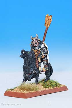 CM22A - Orc General On Giant Warwolf 