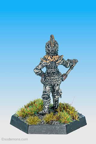 Female Cleric in Ornate Armour
