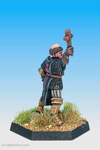 Cleric with Cross and Mace