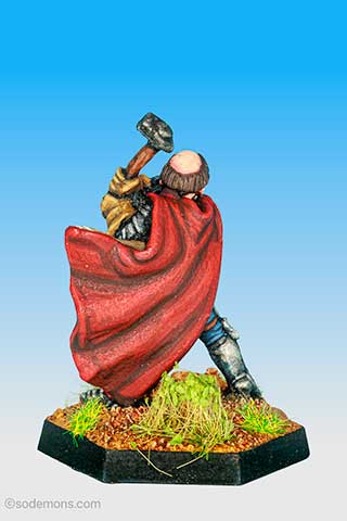 Cleric Swinging Hammer