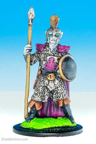 C09-07 Guardsman w. Spear & Shield