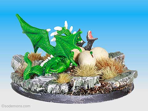 C29 Young Spined Dragon & Hatchling