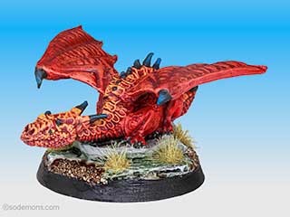 C29 Horned Young Dragon