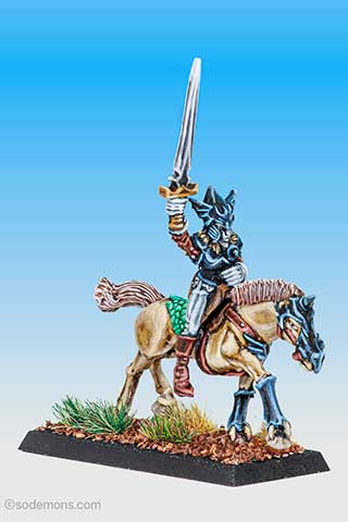 DRAG7: Helmeted Rider with Sword