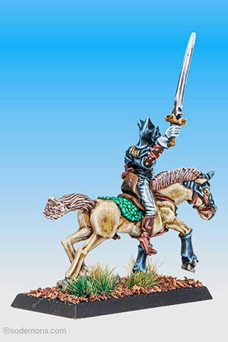 DRAG7: Helmeted Rider with Sword