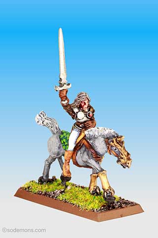 DRAG7: Bareheaded Rider with Sword