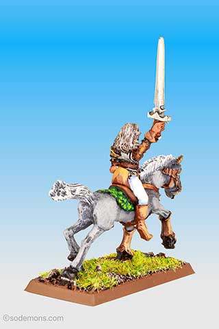 DRAG7: Bareheaded Rider with Sword