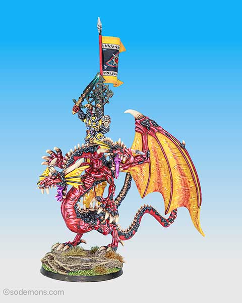 Egrimm van Horstmann on Baudros, Chaos Dragon