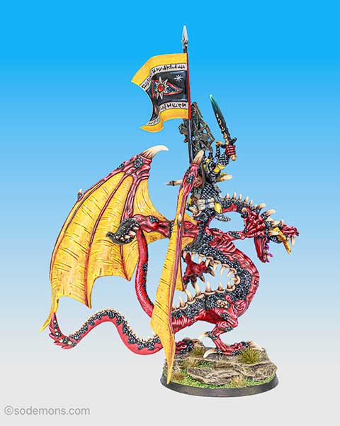 Egrimm van Horstmann on Baudros, Chaos Dragon