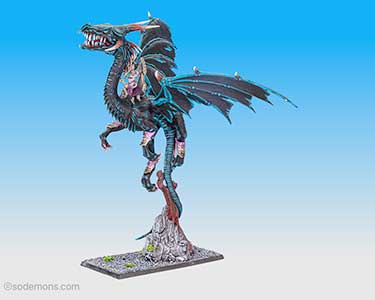 Dark Elf Dreadlord / Sorceress on Black Dragon