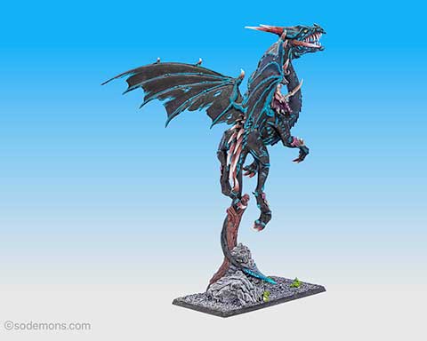 Dark Elf Dreadlord / Sorceress on Black Dragon