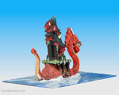 Man O War Dark Elf Death Fortress