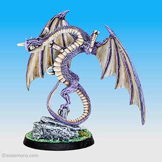 Unreleased High Elf Dragon without rider