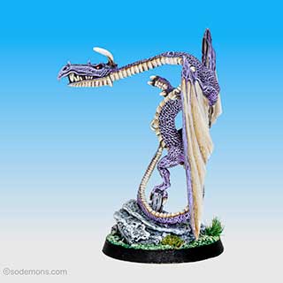 Unreleased High Elf Dragon without rider