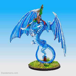 High Elf Hero on Mighty Dragon (WM)
