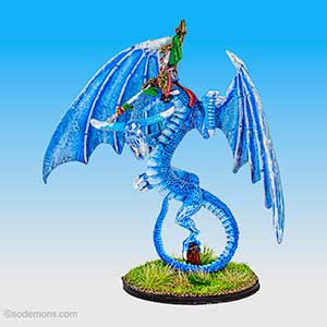 High Elf Hero on Mighty Dragon (WM)