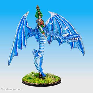 High Elf Hero on Mighty Dragon (WM)