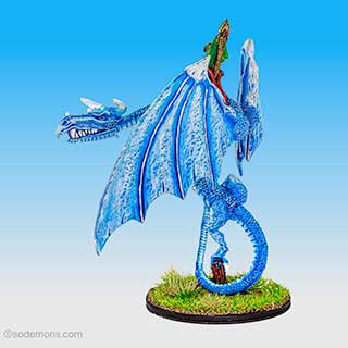 High Elf Hero on Mighty Dragon (WM)