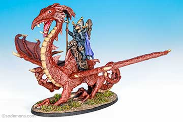 ARL 2 Elvin Dragon Master with Axe / Drag1 Large Dragon