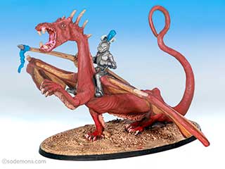 01-083 War Dragon with Knight