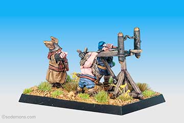 FTD16 Dwarf War Engine with 3 Crew