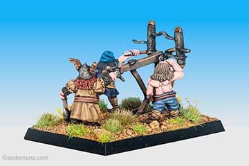 FTD16 Dwarf War Engine with 3 Crew