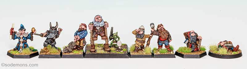 Dwarf Adventurers - 1991 recruits