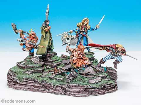 Black Library Diorama - Gotrek and Friends