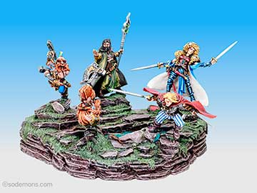Black Library Diorama - Gotrek and Friends