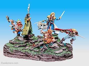Black Library Diorama - Gotrek and Friends