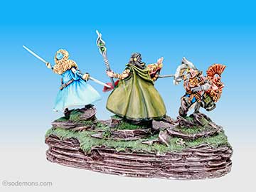 Black Library Diorama - Gotrek and Friends