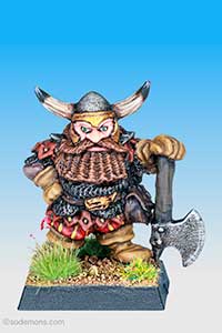 0302/10 (074323/24 Norse Dwarf with Axe 4)