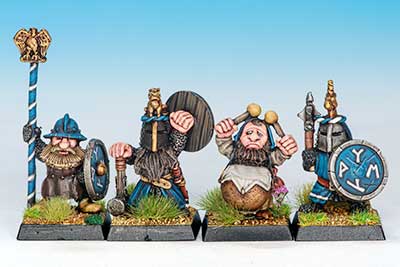 Imperial Dwarf Command - Rune Lions