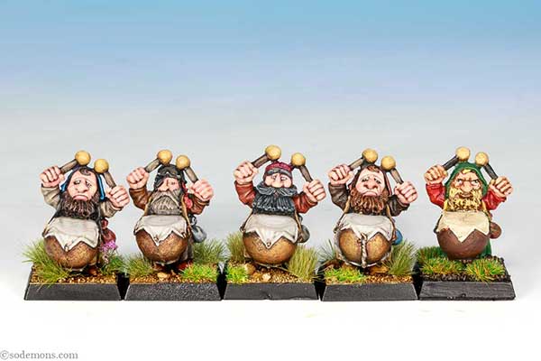 Imperial Dwarf Command - Drummers