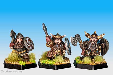 ADD31 Dwarf Fighter with Axe