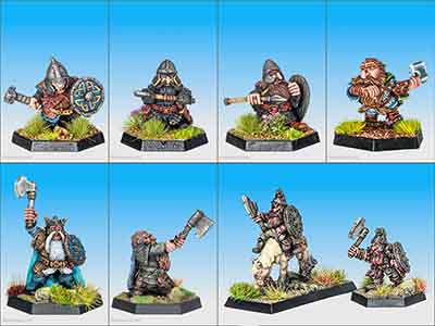 Early LOTR Dwarfs 