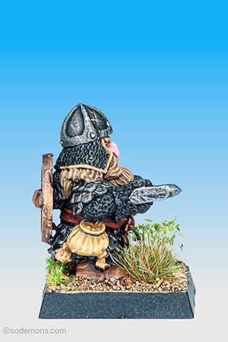 ME33v1 Dwarf with Axe - 074311/24 Axe 24 