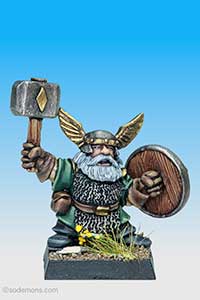 Advanced Heroquest Prototype Dwarf