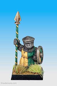 Standard Bearer with Closed Helm