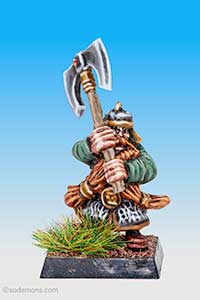 Dwarf Warrior with Axe A