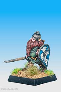 FTD1 Dwarf with Spear and Sword