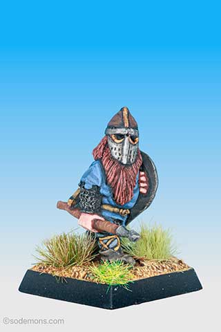 FTD1 Dwarf with Spear and Sword