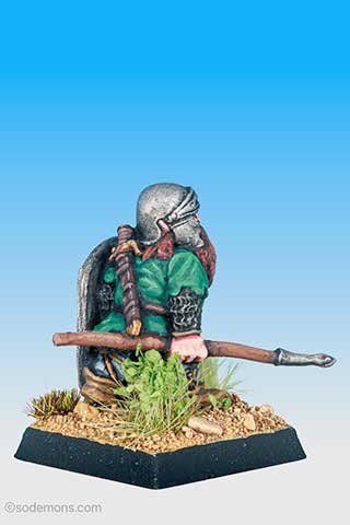 FTD1 Dwarf with Spear and Sword