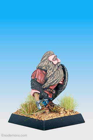 FTD1 Dwarf with Spear and Sword
