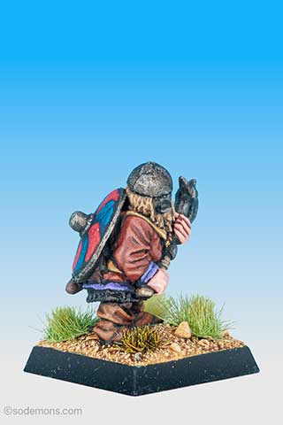 FTD3 Dwarf with Sword and Pole Arm
