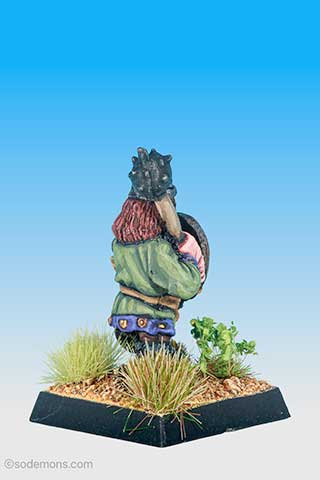 FTD4 Dwarf with Mace and Axe